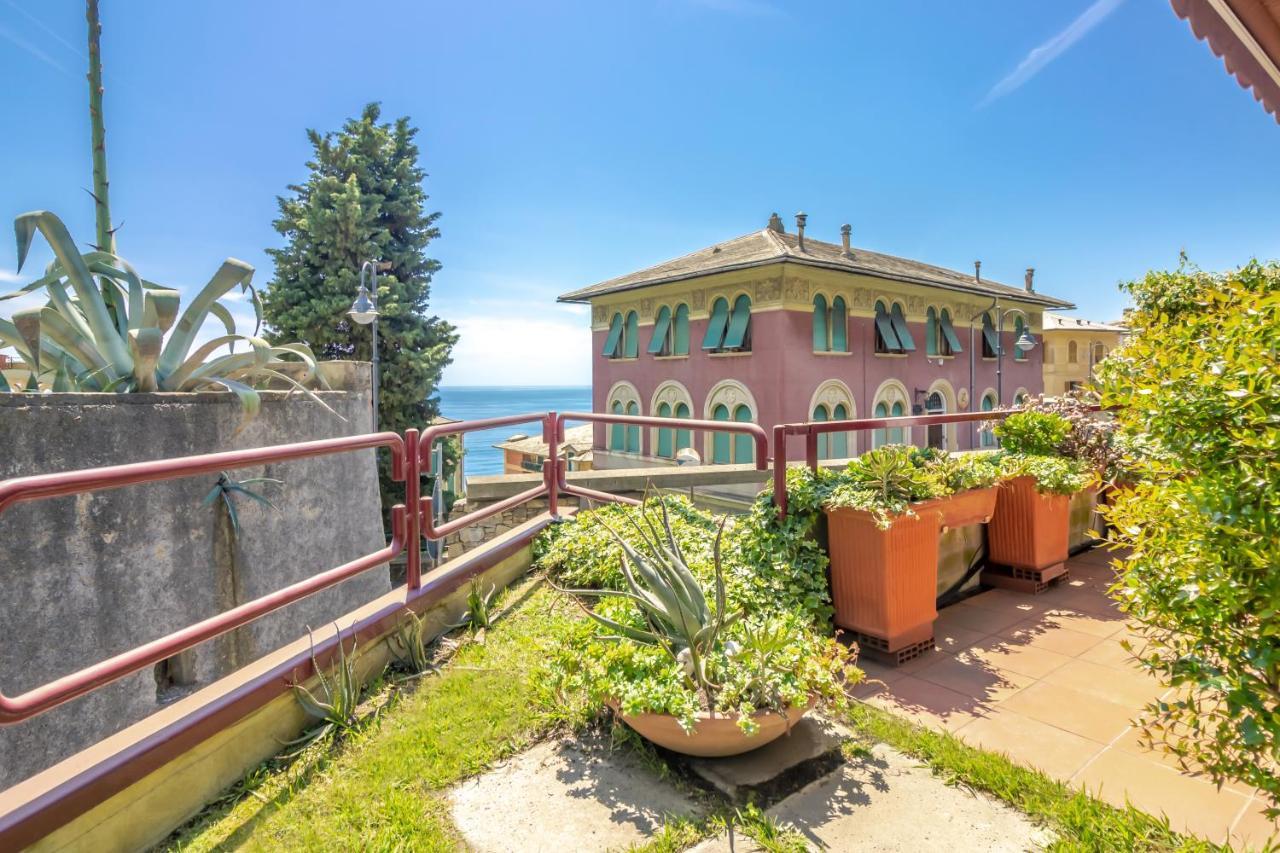 Happy Holiday Spazio Aperto Con Vista Mare Camogli Exterior foto